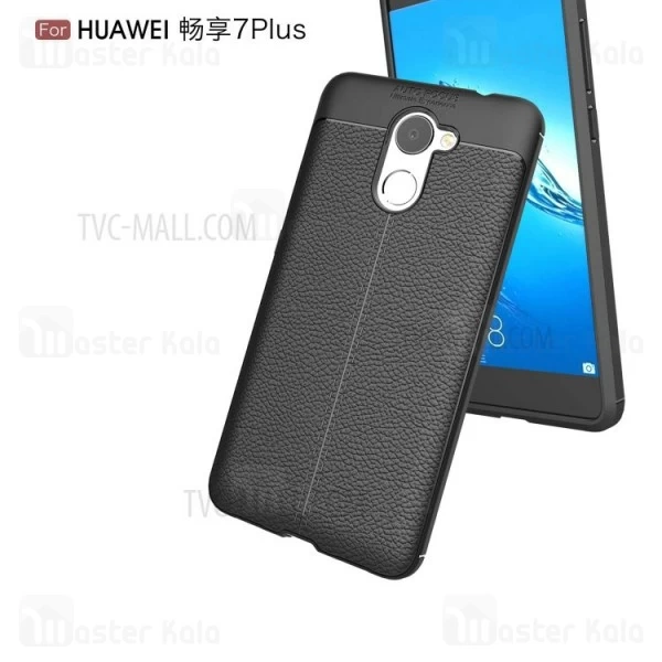 قاب طرح چرم Huawei Y7 Prime 2017 / Enjoy 7 Plus Auto Focus Jelly Case