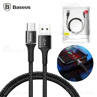 کابل میکرو یو اس بی بیسوس Baseus Halo CAMGH-C01 Micro USB توان 2 آمپر و طول 2 متر