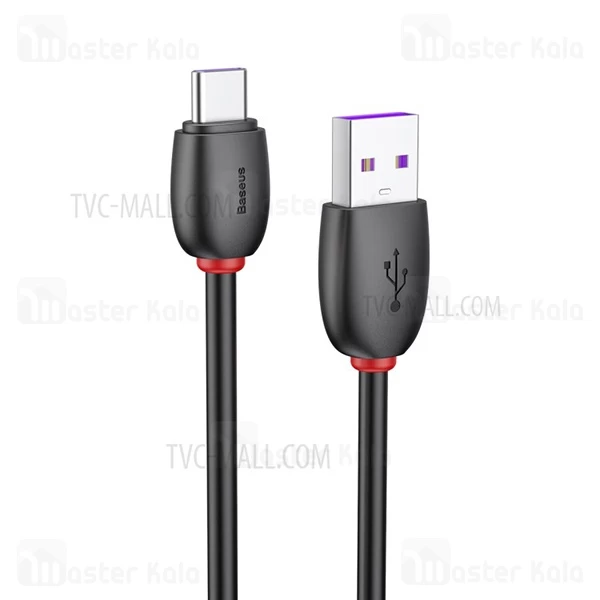 کابل Type C سوپر شارژ بیسوس Baseus Purple Ring 4A CATZS-01 توان 40 وات