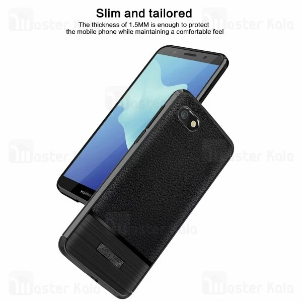 قاب فیبر کربنی Huawei Y5 2018 / Y5 Prime 2018 / Honor 7s Becation Litchi Rugged Armor