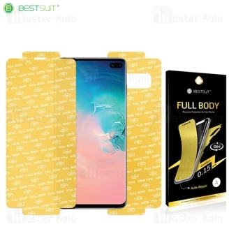 محافظ نانو پشت و رو خود ترمیم Samsung Galaxy S10 Plus Bestsuit Golden Auto-Repair