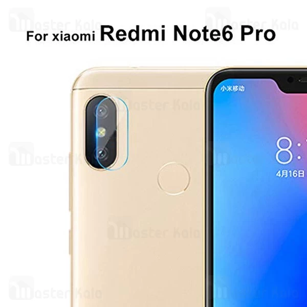 محافظ لنز دوربین شیشه ای موبایل شیائومی Xiaomi Redmi Note 6 Pro