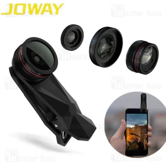 لنز کلیپسی دوربین موبایل جووی Joway PZJT01 3 in 1 Superior Lens