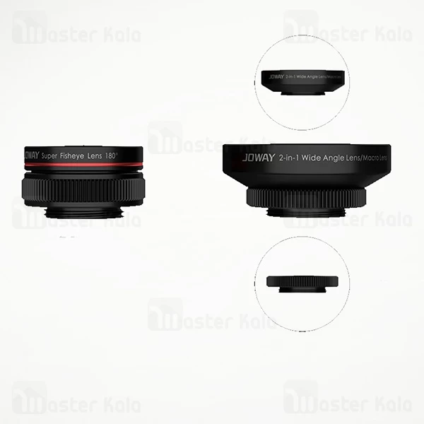 لنز کلیپسی دوربین موبایل جووی Joway PZJT01 3 in 1 Superior Lens