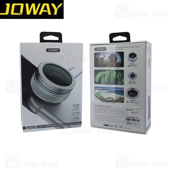 لنز کلیپسی دوربین موبایل جووی Joway PZJT01 3 in 1 Superior Lens