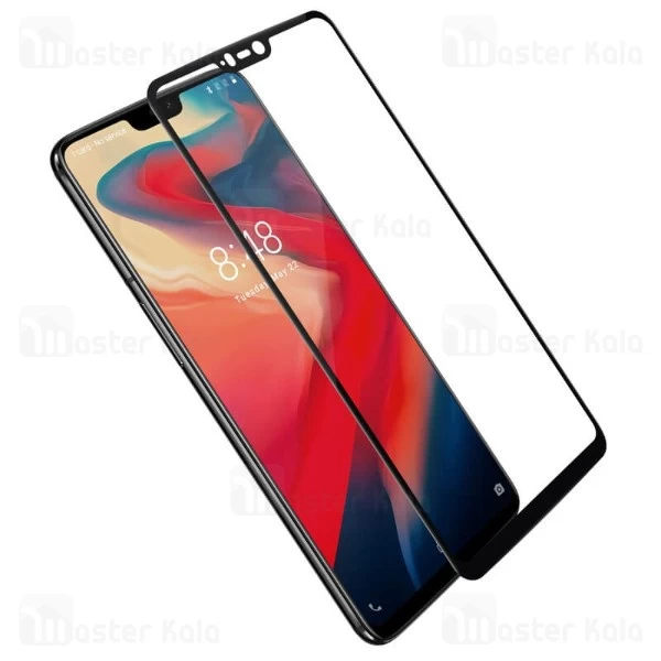 محافظ صفحه شیشه ای تمام صفحه تمام چسب نیلکین OnePlus 6 Nillkin CP+ Pro