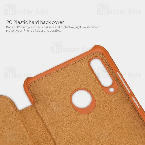 کیف چرمی Huawei P30 Lite / Nova 4e Nillkin Qin Leather Case