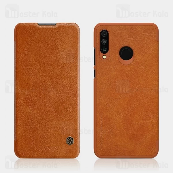 کیف چرمی Huawei P30 Lite / Nova 4e Nillkin Qin Leather Case