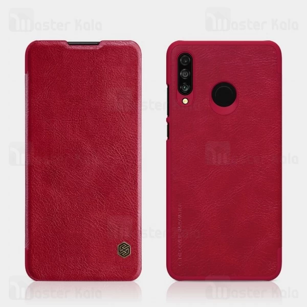 کیف چرمی Huawei P30 Lite / Nova 4e Nillkin Qin Leather Case