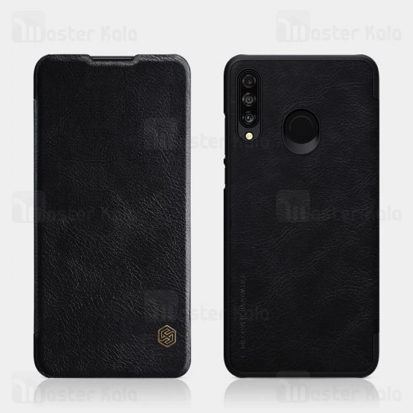 کیف چرمی Huawei P30 Lite / Nova 4e Nillkin Qin Leather Case