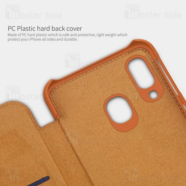 کیف چرمی Samsung Galaxy A40 Nillkin Qin Leather Case