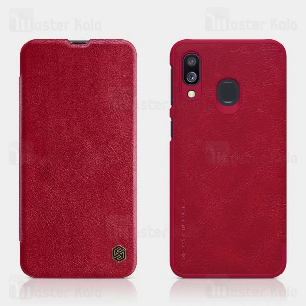 کیف چرمی Samsung Galaxy A40 Nillkin Qin Leather Case