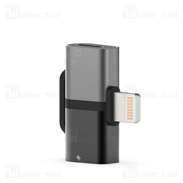 تبدیل لایتنینگ اتصال همزمان هندزفری و شارژر WiWU Gemini ST02 Pro