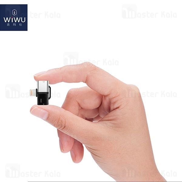 تبدیل لایتنینگ اتصال همزمان هندزفری و شارژر WiWU Gemini ST02 Pro