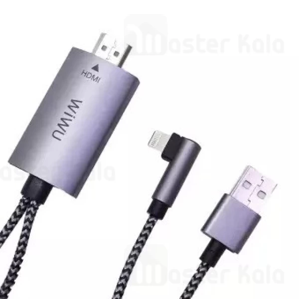 کابل لایتنینگ HDMI ویوو WiWU X7 HDMI To Lightning Cable