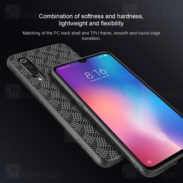 قاب فیبر کربنی نیلکین هواوی Xiaomi Mi 9 / Mi9 Explorer Nillkin Synthetic Fiber Plaid