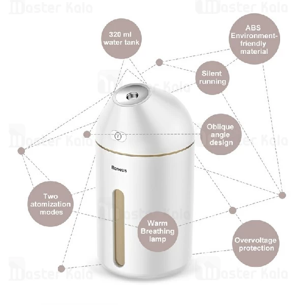 دستگاه بخور سرد و رطوبت ساز بیسوس Baseus Cute Mini Humidifier DHC9-02