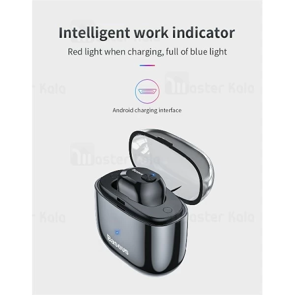 هندزفری بلوتوث بیسوس Baseus Encok Wireless Earphone A03 NGA03-01 به همراه داک شارژ