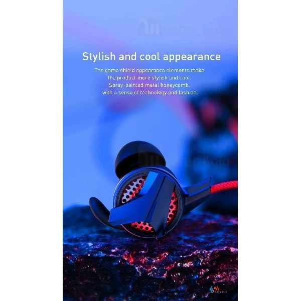 هندزفری سیمی بیسوس Baseus GAMO Wired Earphone H15 NGH15-01 طراحی گیمینگ