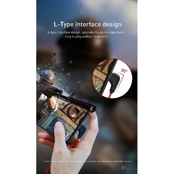 هندزفری سیمی بیسوس Baseus GAMO Wired Earphone H15 NGH15-01 طراحی گیمینگ