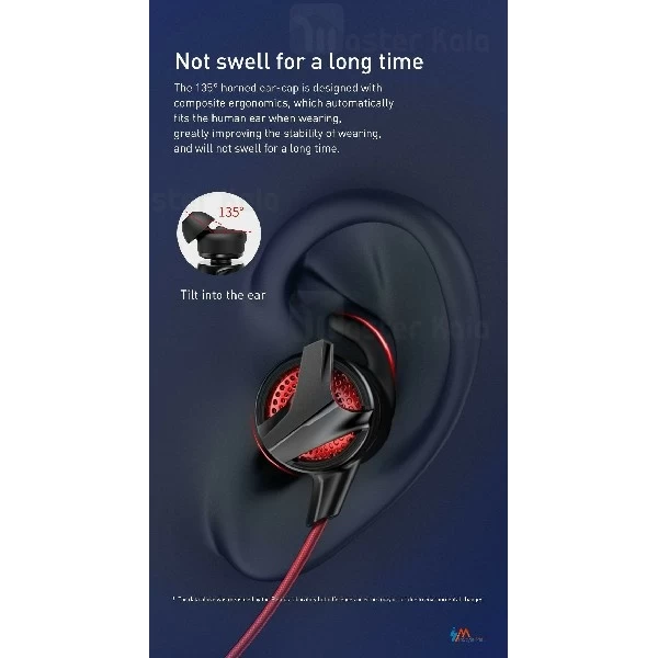 هندزفری سیمی بیسوس Baseus GAMO Wired Earphone H15 NGH15-01 طراحی گیمینگ
