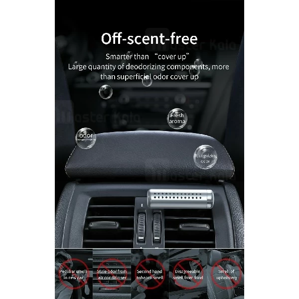 خوشبو کننده هوا خودرو بیسوس Baseus Horizontal Chubby Car Air Freshener SUXUN-PDB01