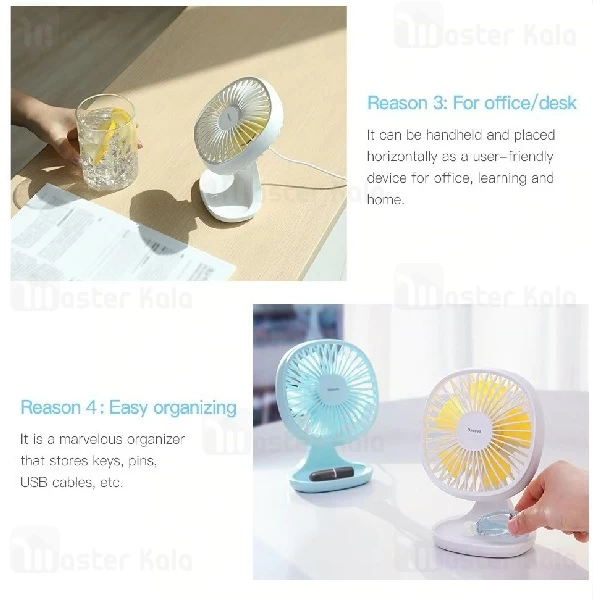 پنکه رومیزی بیسوس Baseus Pudding-Shaped Fan CXBD-02