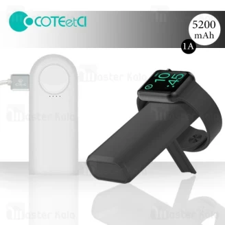 پاوربانک وایرلس 5200 میلی آمپر Coteetci PB5119 2 in 1 مناسب iWatch و موبایل
