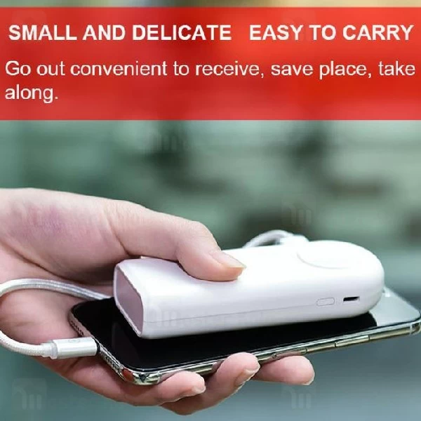 پاوربانک وایرلس 5200 میلی آمپر Coteetci PB5119 2 in 1 مناسب iWatch و موبایل