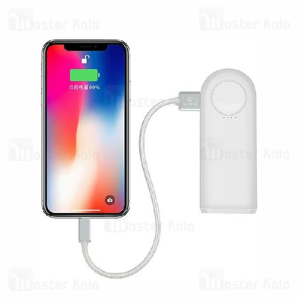 پاوربانک وایرلس 5200 میلی آمپر Coteetci PB5119 2 in 1 مناسب iWatch و موبایل
