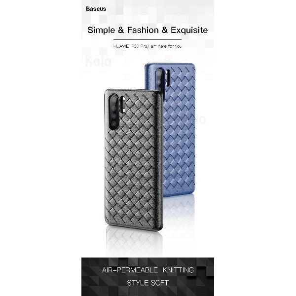 قاب طرح چرم و حصیری HUAWEI P30 Pro Baseus Weaving WIHWP30P-BV01