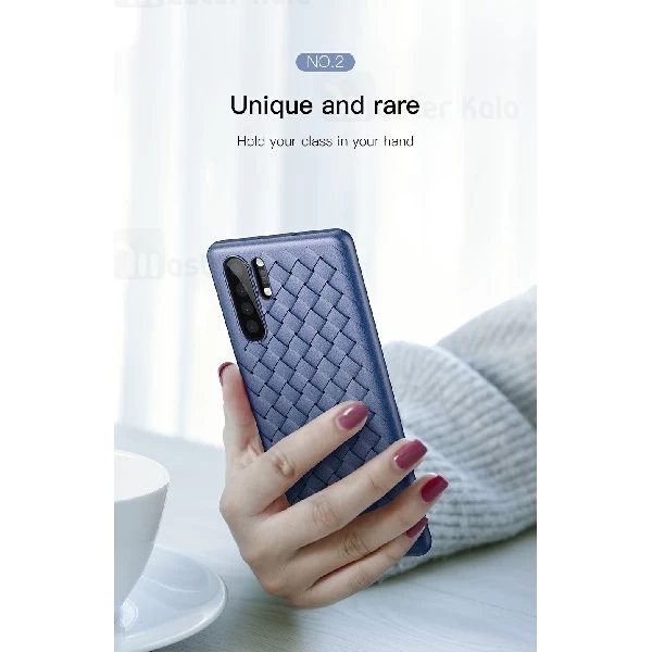 قاب طرح چرم و حصیری HUAWEI P30 Pro Baseus Weaving WIHWP30P-BV01