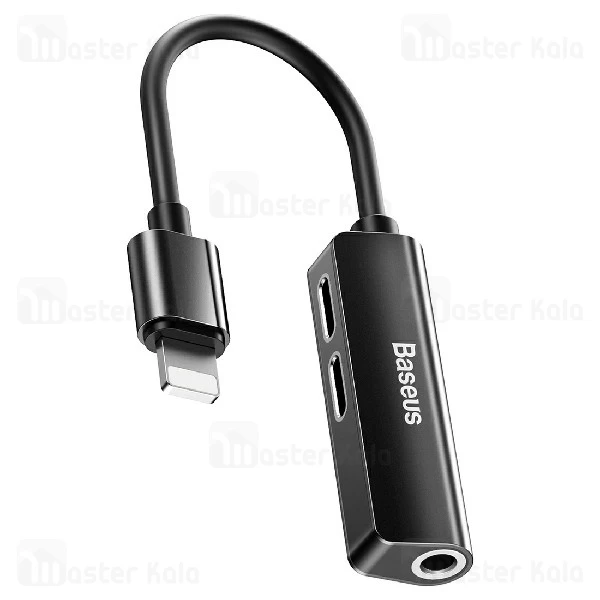 کابل تبدیل Lightning اتصال همزمان هندزفری و شارژر Baseus Audio Converter CALL52-01