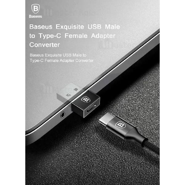 تبدیل Type C به USB بیسوس Baseus Exquisite USB to Type-C Converter CATJQ-A01