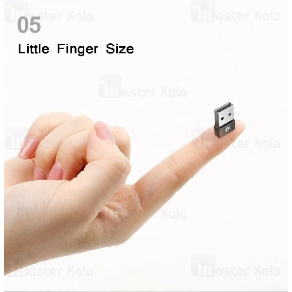 تبدیل Type C به USB بیسوس Baseus Exquisite USB to Type-C Converter CATJQ-A01