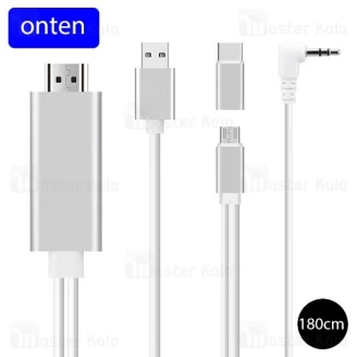 کابل HDMI دو سر اونتن ONTEN OTN-7559S Plug And Play انتقال تصویر و شارژ