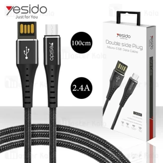 کابل میکرو یو اس بی یسیدو Yesido CA34 Micro USB Cable توان 2.4 آمپر 