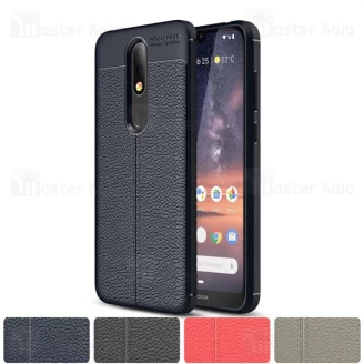 قاب محافظ ژله ای طرح چرم نوکیا Nokia 4.2 Auto Focus