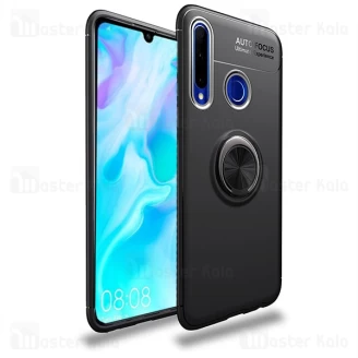 قاب ژله ای طرح چرم انگشتی هواوی Huawei P30 Lite / Nova 4e AutoFocus Magnetic Ring