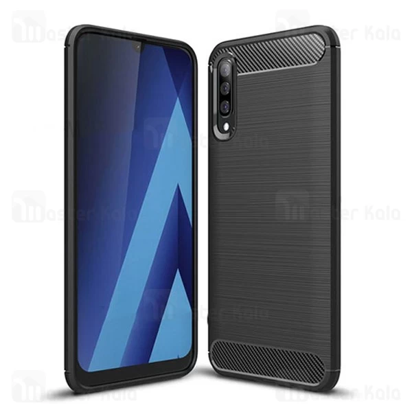 قاب محافظ ژله ای سامسونگ Samsung Galaxy A50 / A50s / A30s Fiber Carbon Rugged Armor