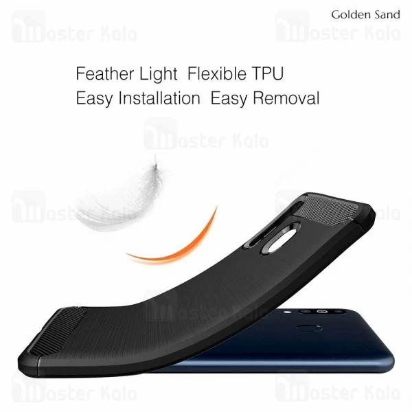 قاب Samsung Galaxy M30 Fiber Carbon Rugged Armor Case