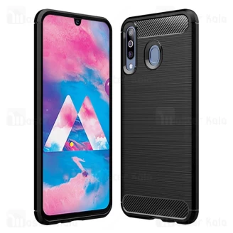 قاب محافظ ژله ای سامسونگ Samsung Galaxy M30 Fiber Carbon Rugged Armor