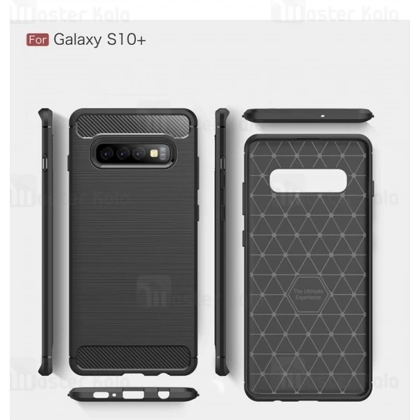 قاب Samsung Galaxy S10 Plus Fiber Carbon Rugged Armor Case