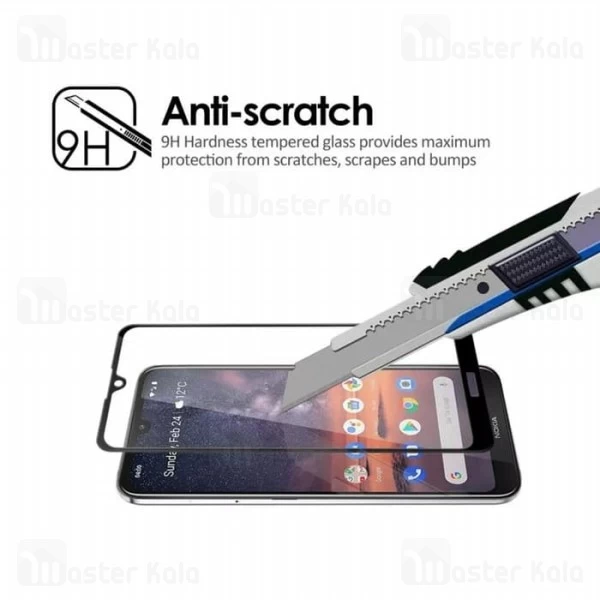 گلس تمام صفحه Nokia 3.2 Glass Full Screen Protector