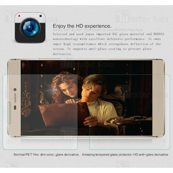 گلس نیلکین Huawei Ascend P8 Nillkin H Glass