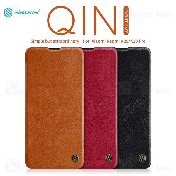 کیف چرمی نیلکین شیائومی Xiaomi Redmi K20 / K20 Pro / Mi9T / Mi9T Pro Nillkin Qin Leather Case