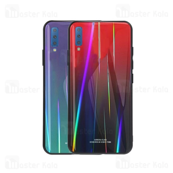 قاب لیزری رنگین کمانی سامسونگ Samsung Galaxy A7 2018 Aurora Laser Case