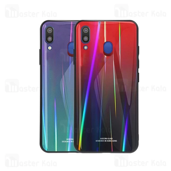 قاب لیزری رنگین کمانی سامسونگ Samsung Galaxy M20 Aurora Laser Case