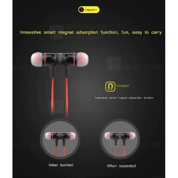 هندزفری بلوتوث اوی AWEI B922bl Wireless Earphone طراحی مگنتی