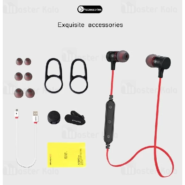 هندزفری بلوتوث اوی AWEI B922bl Wireless Earphone طراحی مگنتی